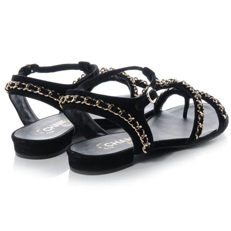 chanel saldi8|Chanel suede sandals.